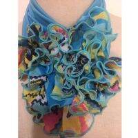 Womens Floral Collar Scarf Luxury Flower Printed Neckerchief Ring Neck Scarves JY14 21 Dropshipping