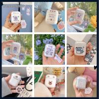 หูฟังนิ่ม TPU ใสใส่ได้พอดีเคสห่อหุ้มเคสโทรศัพท์กันกระแทกสำหรับ AirPods1/2ปลอกหุ้มหูฟัง