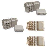 Vintage Blank Egg Cartons- Classic 3X4 Style Holds 12 Eggs, Sturdy Design Made From Recycled Egg Box