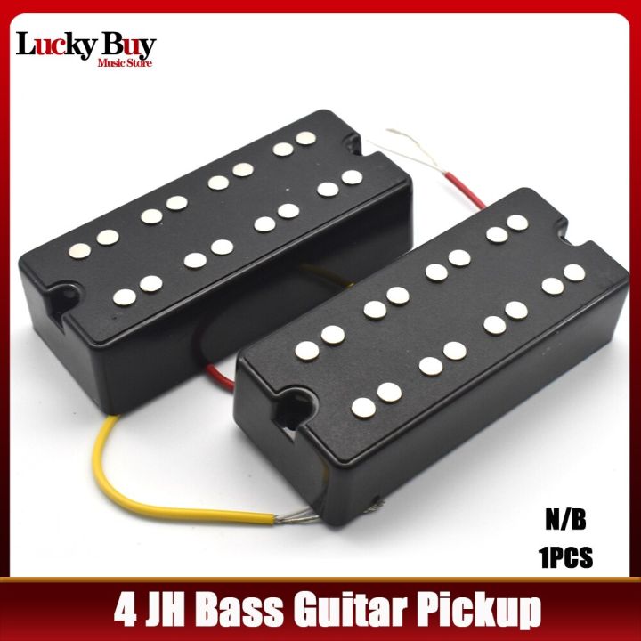 1ชิ้น4สาย-humbucker-คอตัวรับเสียงเบส-กีตาร์เบสการเก็บขึ้นสะพานไฟฟ้า