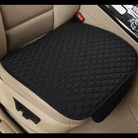 Black Flax Car Seat Cover Four Seasons Universal Front Rear Back Backrest to Choose For Auto Chair Seat Cushion Protector Pad