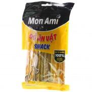 Gói 20 Que gặm xương gặm da bò xoắn Mon Ami dài12,5cm cho chó