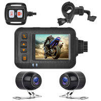 SE20รถจักรยานยนต์ DVR Dashcam 2.0นิ้วด้านหน้าด้านหลังกล้อง1080P HD มอเตอร์ไซด์ขับรถ Video Recorder Dash Cam