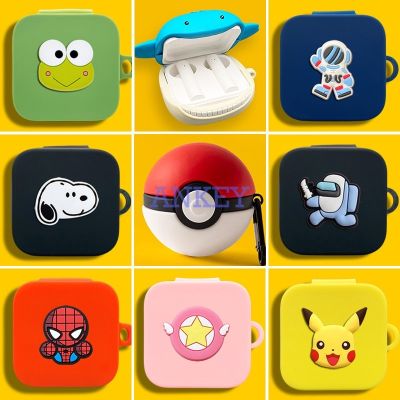 Suitable for Xiaomi Air 2 SE / Mi True Wireless Earphones 2 Basic Cover Pokémon Cartoon Earphone Silicone Case Earbuds Waterproof Shockproof Soft Protective Headphone Cover Headset Skin with Hook