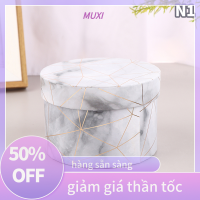 ?【HOT SALE】MUXI 1PC มินิรอบดอกไม้กล่องบรรจุภัณฑ์ดอกไม้กระดาษของขวัญกล่องเก็บขนมกล่อง