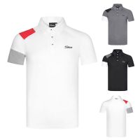 Titleist Custom golf clothing summer mens short sleeve POLO shirt moisture absorption perspiration outdoor sports golf shirts T-shirt coat