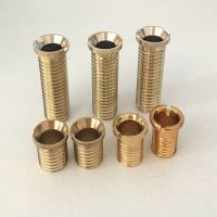 Kitchen Sink Basket Strainer Threaded Screw Connector Pure Copper Sink Filter Waste Plug Screws Easy to Replace