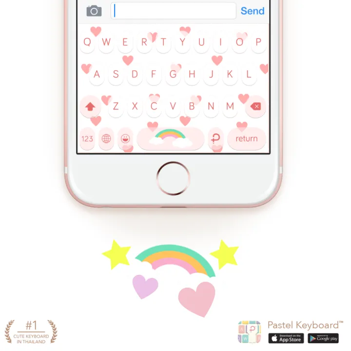 Soft like cotton Keyboard Theme⎮(EVoucher) for Pastel Keyboard App