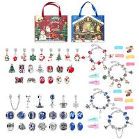 Christmas Charm Bracelet Advent Calendar Christmas Calendar Gift Boxes Christmas Themed Wedding Party Favors for Kids Children Christmas Gift attractively