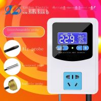 Support wholesale Thermostat digital display intelligent fully automatic with probe electronic electric floor heating boiler temperature controller temperature controller switch