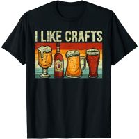 I Like Crafts เบียร์สำหรับตลกเสื้อยืดผู้ชาย Vintage Graphic Unisex Unisex T เสื้อญี่ปุ่น Novelty Streetwear ผู้ชาย Homme เสื้อผ้าคุณภาพสูง