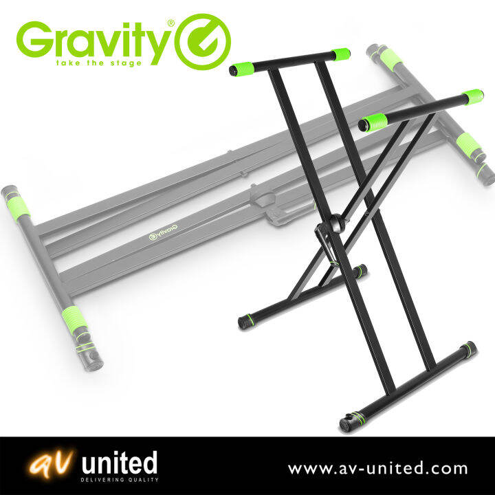 Gravity Keyboard Stand XForm, Double, Black GKSX2 Lazada