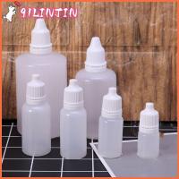 91LINTIN 1/5pcs 5/10/15/20/50/100ml ยาหยอดตา DIY ตัวอย่างของเหลว พลาสติกเปล่า ม้วนกระดาษ กาว Applicator ขวดบีบ