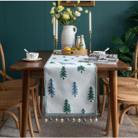 Embroidery Table Runners Jacquard Table Runner Dining Table Decor Luxury Home Party CoffeeTable Accessories Decoration