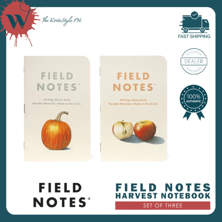 Field Notes Harvest Notebooks Lazada PH