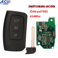 Smart Car Remote Key for Ford C-Max Focus MK2 Kuga Mondeo Galaxy HU101 Blade Fob Keyless Go 3M5T15K601-DCDB