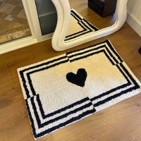 ส่งจากไทย? พรม พรมหัวใจ Heart carpet ลายน่ารัก Nordic Style พรมขนนุ่มนิ่ม rug พรมน่ารัก พรมปูพื้น พรมเช็ดเท้า มินิมอล