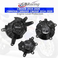 ❉✎เครื่องยนต์รถมอเตอร์ไซค์ที่ใส่สำหรับเคส GB CBR650F แข่งสำหรับ HONDA CB650F CBR650R 2014-2020 CB650R 2019-2020ฝาครอบเครื่องยนต์