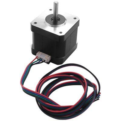 3D Printer Motors, Nema 17 Stepper Motor,40Mm High Torque Bipolar Dc Step Motor Kit, 0.46Nm Low Noise 42 2-Phrase Universal Electric Motor Dc Motor For 3D Printer Engraving