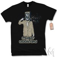 Music Addicted T-Shirt - Kult Dj Rock Party House Musik Dance Hip Hop Rap Good Quality Cotton Men O-Neck Casual Print T Shirt