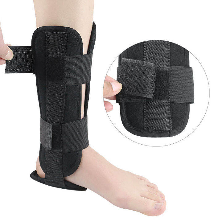 1ชิ้นข้อเท้ารั้ง-s-tabilizer-ปรับข้อเท้าเฝือกสนับสนุนสำหรับเคล็ดขัดยอก-tendonitis-โพสต์-op-หล่อสนับสนุนบรรเทาอาการปวด