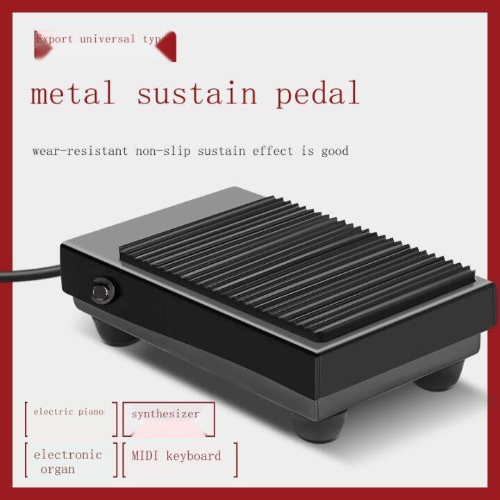 Metal keyboard delay pedal yamaha Roland MIDI keyboard instrument of