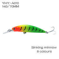 14G 70Mm Fishing Sinking เหยื่อรูปปลาเครื่องมืออุปกรณ์ตกปลาเหยื่อแข็ง