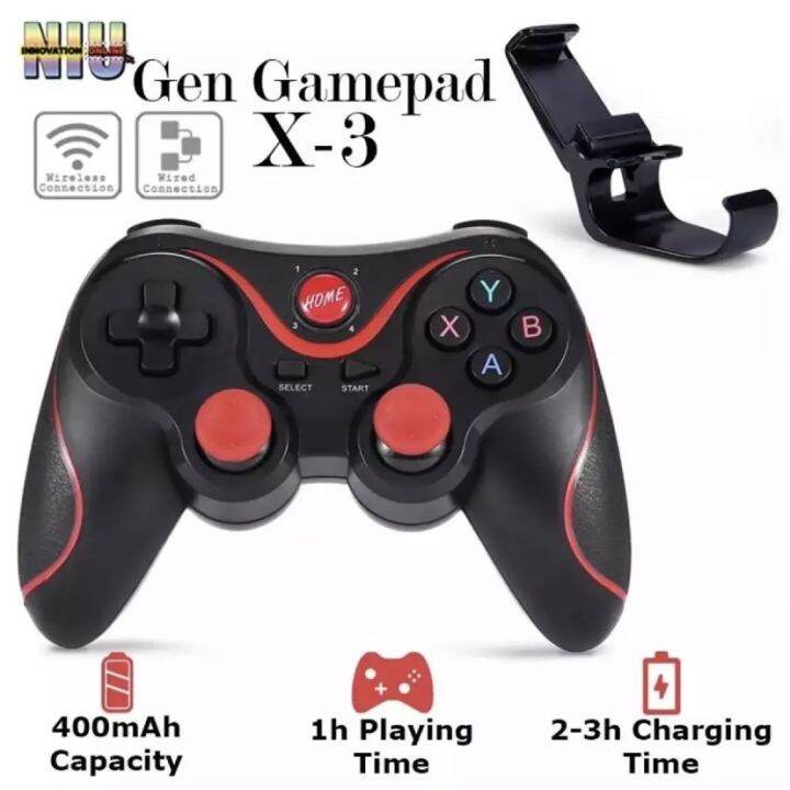 【COD】huayatan68953 X3 Wireless Bluetooth Gamepad Game Controller for