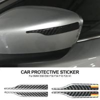 Car Accessories For BMW E90 E60 F30 F34 F10 F20 X1 Carbon Fiber Rearview Mirror Anti-rub Strip Protector Anti-collision Sticker Car Door Protection