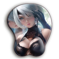 3D แผ่นรองเมาส์ Gamer อะนิเมะส่วนที่เหลือข้อมือ M Ousepad เล่นเกม YoRHa ไม่มี2ประเภท B Nier Automata การ์ตูนแผ่นรองเม้าส์คอมพิวเตอร์แล็ปท็อปโต๊ะเสื่อ