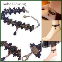 Aolie FG ใหม่เครื่องประดับแฟชั่น Chain เซ็กซี่ลูกไม้จี้ลูกปัดเท้า Anklets สำหรับหญิงสาว