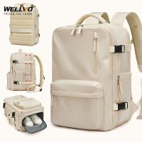 Large Extendable Travel Backpack Business 16 Inch Laptop Bag College Schoolbag Carry On Luggage Rucksack Shoes Pocket XA399C