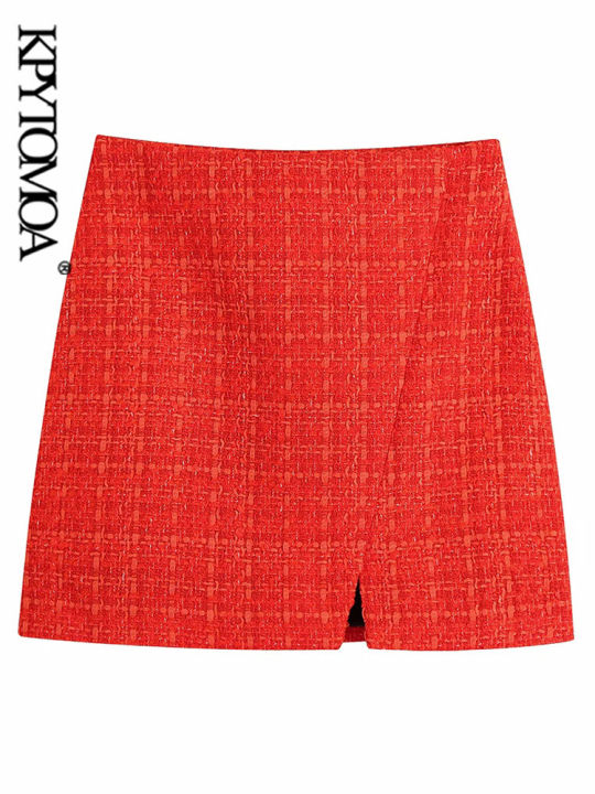 kpytomoa-women-fashion-with-print-lining-front-slit-tweed-mini-skirt-vintage-high-waist-side-zipper-female-skirts-mujer