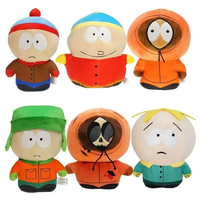 ของเล่นตุ๊กตา South Park ใหม่ตุ๊กตาการ์ตูนกำมะหยี่ Stan Kyle Kenny Cartman หมอนนุ่มของขวัญวันเกิดเด็กของเล่นตุ๊กตา