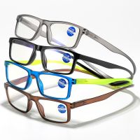 ☞✲ BOYSEEN anti-blue light hanging neck reading glasses square fashion magnetic portable reading glasses