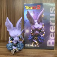 อนิเมะดราก้อนบอล Beerus Figura Deuses Da Destruição Birusu PVC Figuras De Ação DBZ Goku เวจิต้าซุเปอร์เซย่า Modelo Brinquedos นำเสนอ12ซม.