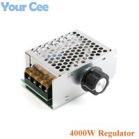 AC 4000W 220V SCR Voltage Regulator Adjust Motor Dimmer Speed Control Thermostat Electric DIY Kit High Power