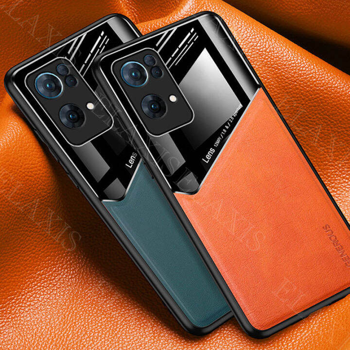 elaxis-เคสโทรศัพท์แม่เหล็กสำหรับ-oppo-เคสสำหรับ-oppo-reno-7-pro-5g-reno-7z-5g-เคสหนังบางพิเศษพร้อมขอบซิลิโคนนิ่มกันกระแทกด้านหลังโทรศัพท์-hp-reno7-pro-5g-reno7-z-5g