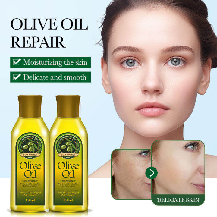 Olive Body Oil Natural Organic Moisturizes Skin Reduces Signs Of Aging 