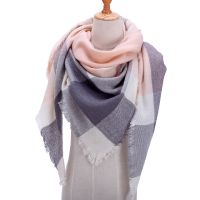 【Miki Xinyuan】 Designer 2022ถัก SpringWomen ScarfWarm ผ้าพันคอแคชเมียร์ Shawls LuxuryNeck Bandana PashminaWrap