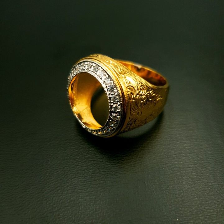 ซุ้มแหวน-กระดุม-ซุ้มทองครอบแหวน-กรอบทองสูตร-ใส่กับหลวงพ่อรวยและทุกเกจิอาจารย์-ชุบทอง
