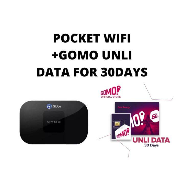 Globe Pocket wifi(BRAND NEW w/ SIM) and Prepaid Modem ZLT S10G Lazada PH