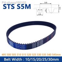 1pc STS S5M Rubber Timing Belt Length 495 500 505 510 515 520 525 530 535 540 545mm Width 10 15 20 25 30mm Loop Synchronous Belt
