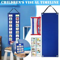 Childrens Planner Visual Schedule Daily Work Planner Habits Good Develop Planner B4O9