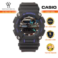 Đồng Hồ Quartz Nam Casio G-Shock Chính Hãng WATCHSTORE GA-900AS-1ADR Thiết Kế Mặt Kính Khoáng Tròn 49.5mm, Vỏ Và Dây Nhựa Bền Bỉ