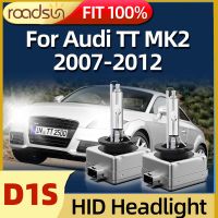 Roadsun ไฟหน้า D1s ซีนอน6000K สีขาวสว่างไฟติดรถยนต์ Hid สำหรับ Audi Tt Mk2 2007 2008 2009 2010 2011 2012