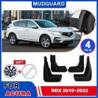 สำหรับ Acura RDX 2019 ~ 2022 2020 2021 Mudguards Mudflaps Fender Mud Flap Splash Auto Part Guards ด้านหน้าด้านหลังล้ออุปกรณ์เสริม