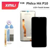 100% ทดสอบหน้าจอ LCD สำหรับ Philco Hit P10สัมผัสหน้าจอ LCD แผงประกอบหน้าจอดิจิตอลกระจกหน้าชุดประกอบ Sesnor