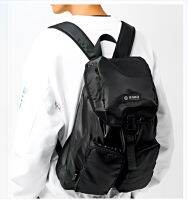 กระเป๋าสะพายหลัง Nano Universe Rucksack แบนญี่ปุ่น กระเป๋าเป้สะพายหลัง น้ำหนัก:250 กรัม ทำจาก โพลีเอสเตอร์ สีดำเงามัน ดูดีสวยใหม่ตลอด ขนาด45x38x14cm