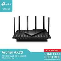 พร้อมส่ง โปรโมชั่น TP-Link Archer AX73 เราเตอร์ AX5400 Dual-Band Gigabit Wi-Fi 6 CPU Triple-Core 1.5 GHz 6 เสาสัญญาณ ส่งทั่วประเทศ อุปกรณ์ เรา เตอร์ เรา เตอร์ ใส่ ซิ ม เรา เตอร์ wifi เร้า เตอร์ 5g